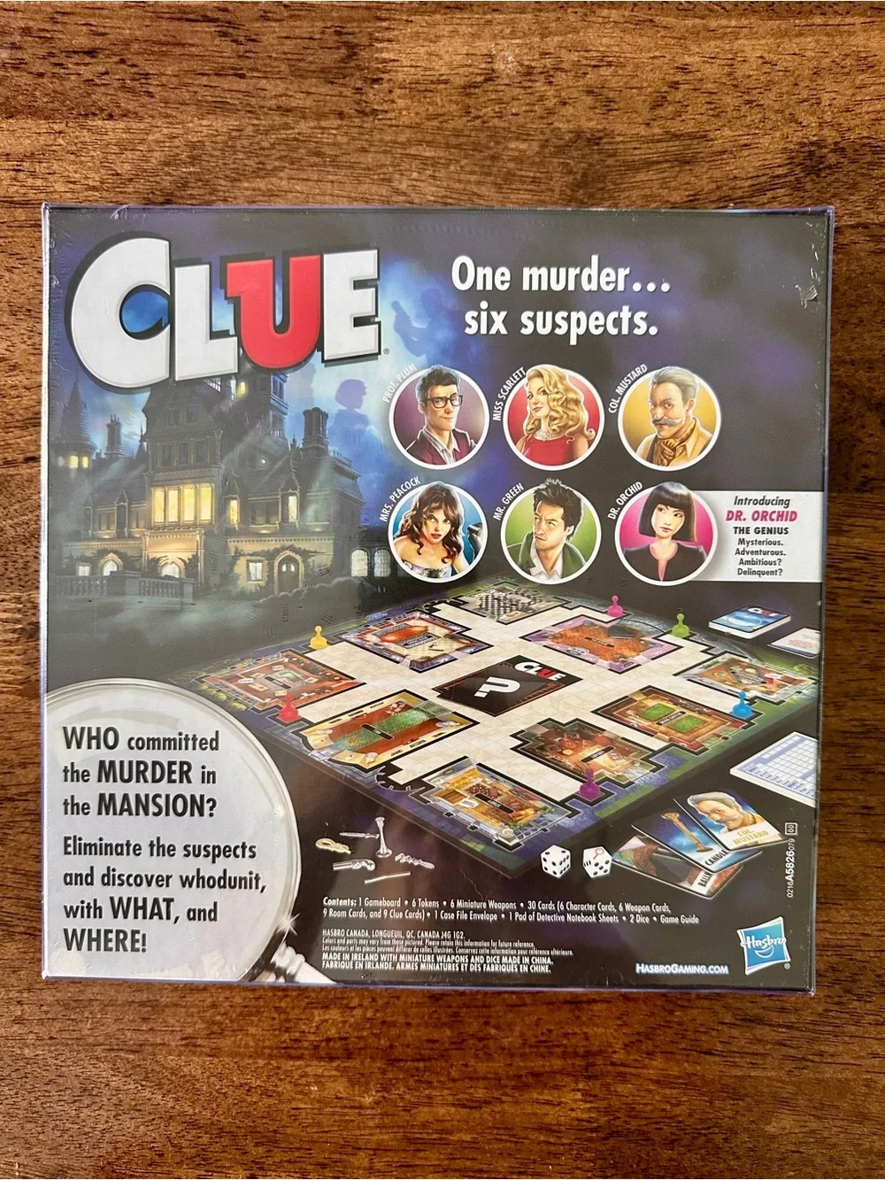 NEW! “Clue: The Classic Mystery Game” Hasbro Board Game